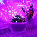Star rotating projector lamp