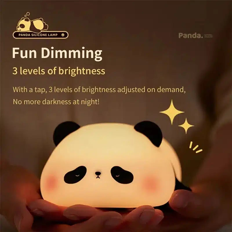 Silicone Panda Lamp