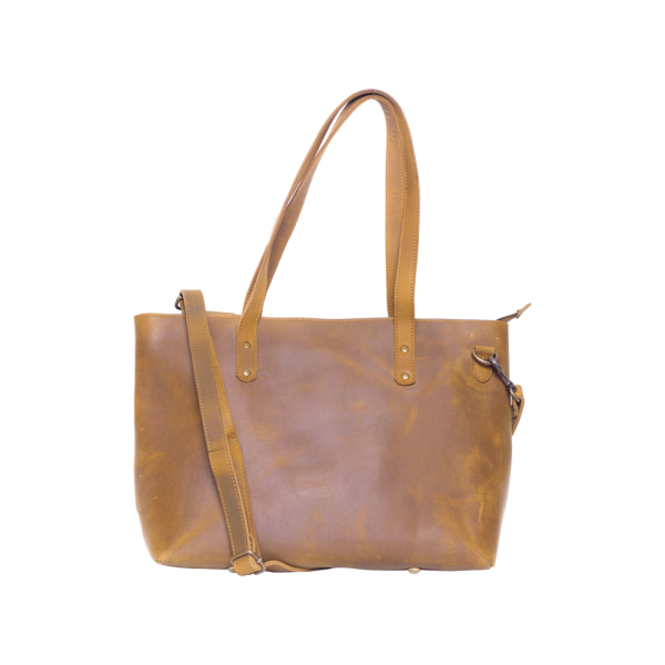 Leather Tote Bag - Laptop Edition