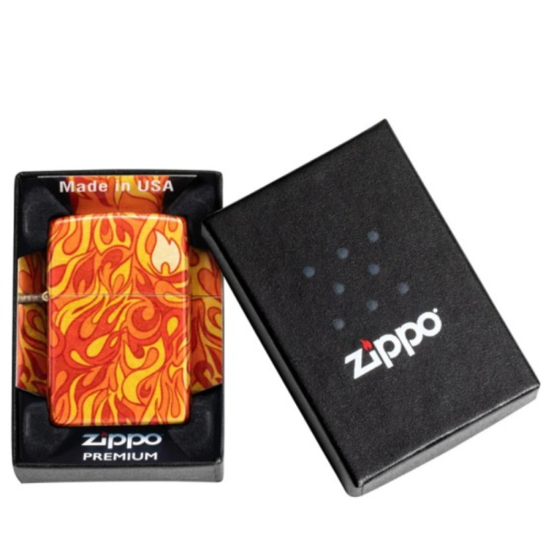 FIRE ZIPPO DESIGN