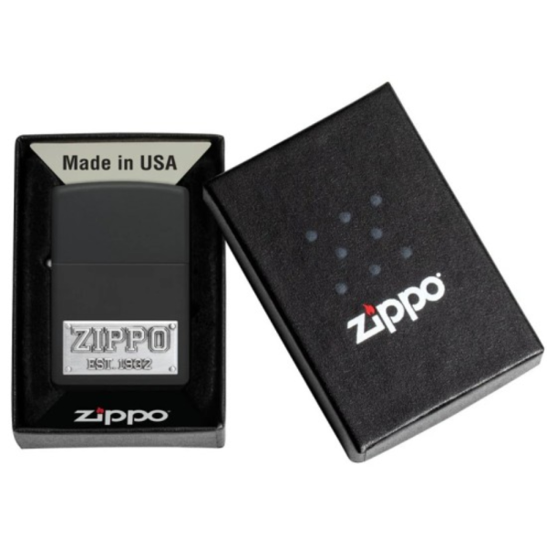 ZIPPO LICENSED PLATE EMBL