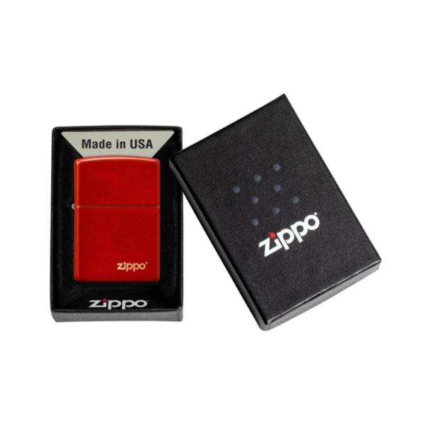 METALLIC RED ZIPPO L
