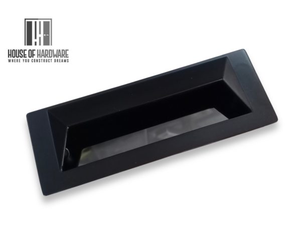 Sliding Cut Handles Black-- Zinc