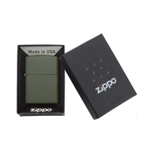 Classic Green Matte Windproof Lighter