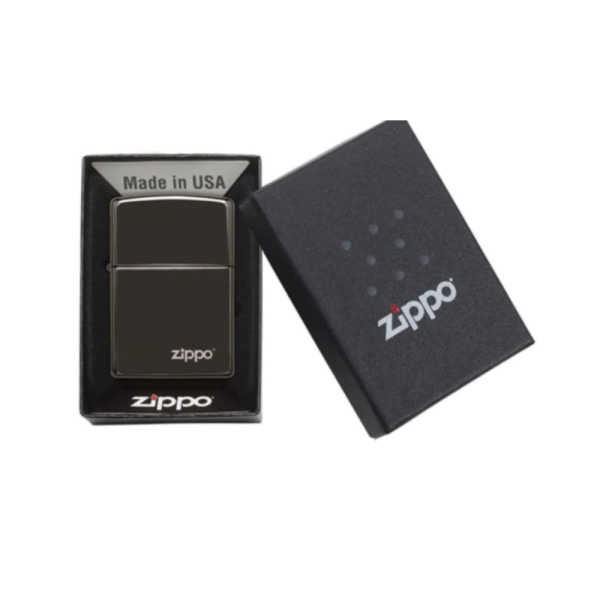 EBONY WITH ZIPPO LOGO