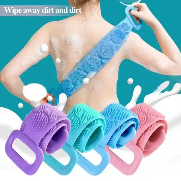 Bath Shower Silicone Body Brush Belt