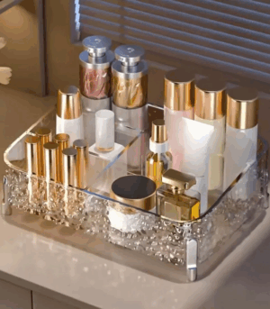 Acrylic Desktop Makeup Organizer