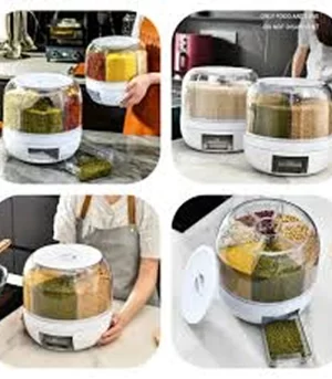 5Kg Revolving 6in1 Cereal Dispenser