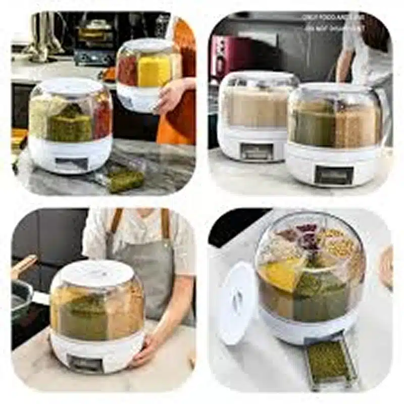 5Kg Revolving 6in1 Cereal Dispenser