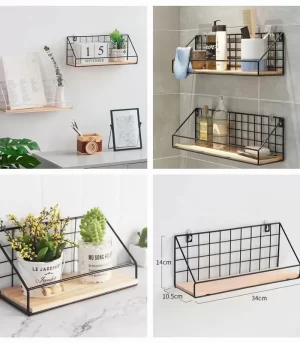 Checks & Boxes Wall Shelf