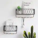 Criss-Cross Wall Shelf