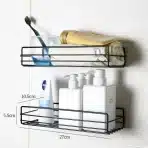 Self-adhesive Wall-Mounted Iron Shelf