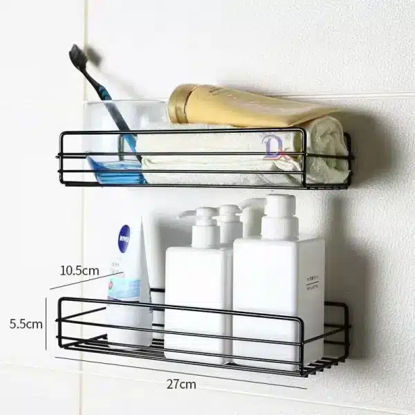 Self-adhesive Wall-Mounted Iron Shelf